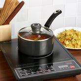 Induction Friendly Saucepan with Lid